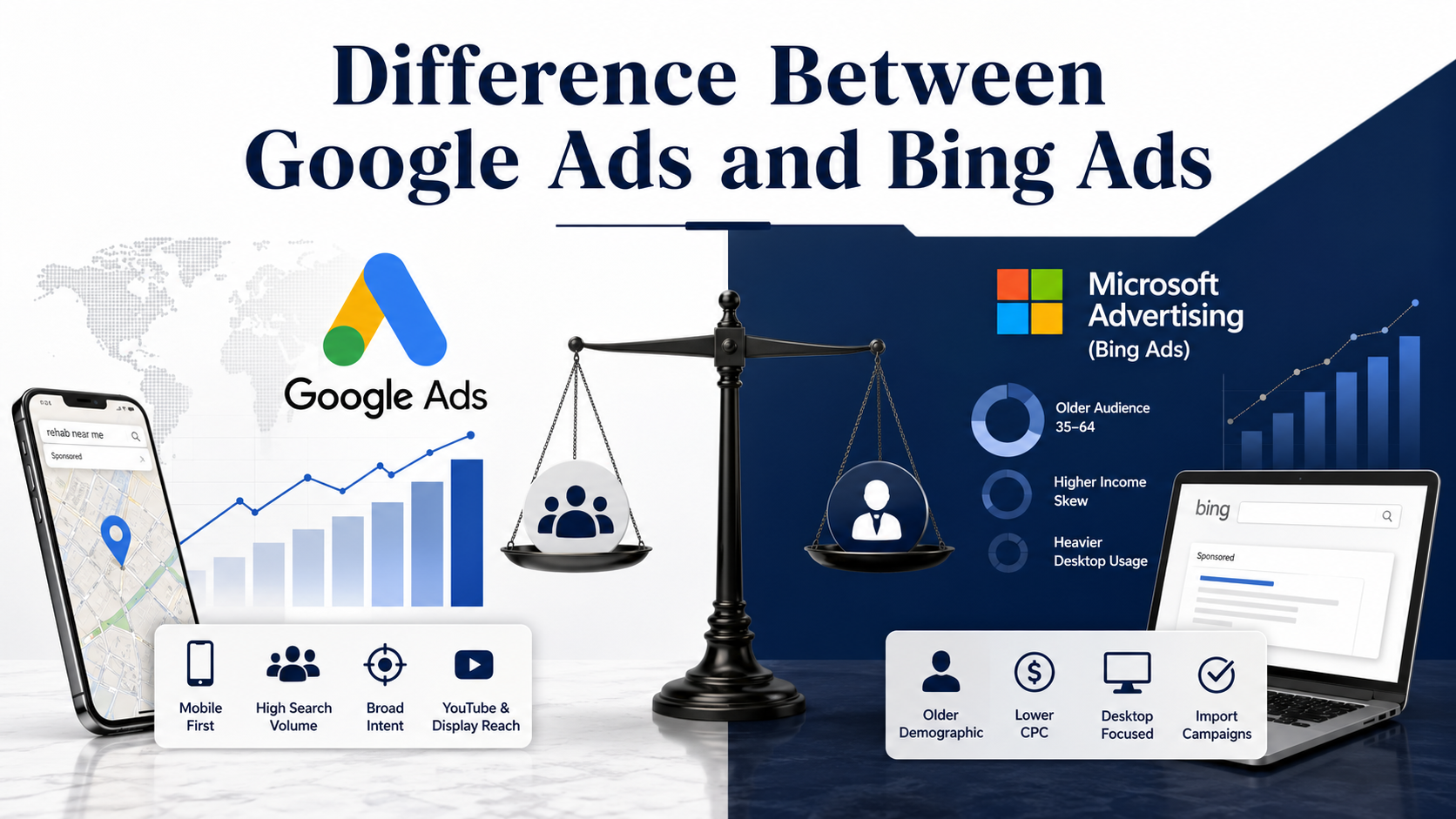 Difference Between Google Ads and Bing Ads