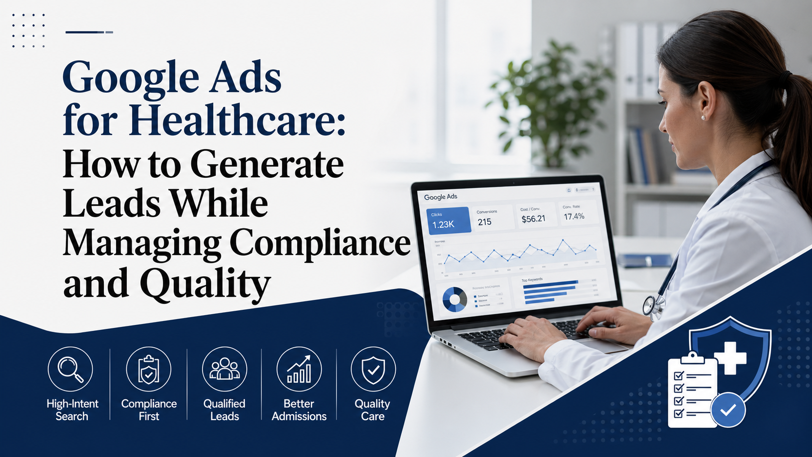 Google Ads for Healthcare: How to Generate Leads While Managing Compliance and Quality