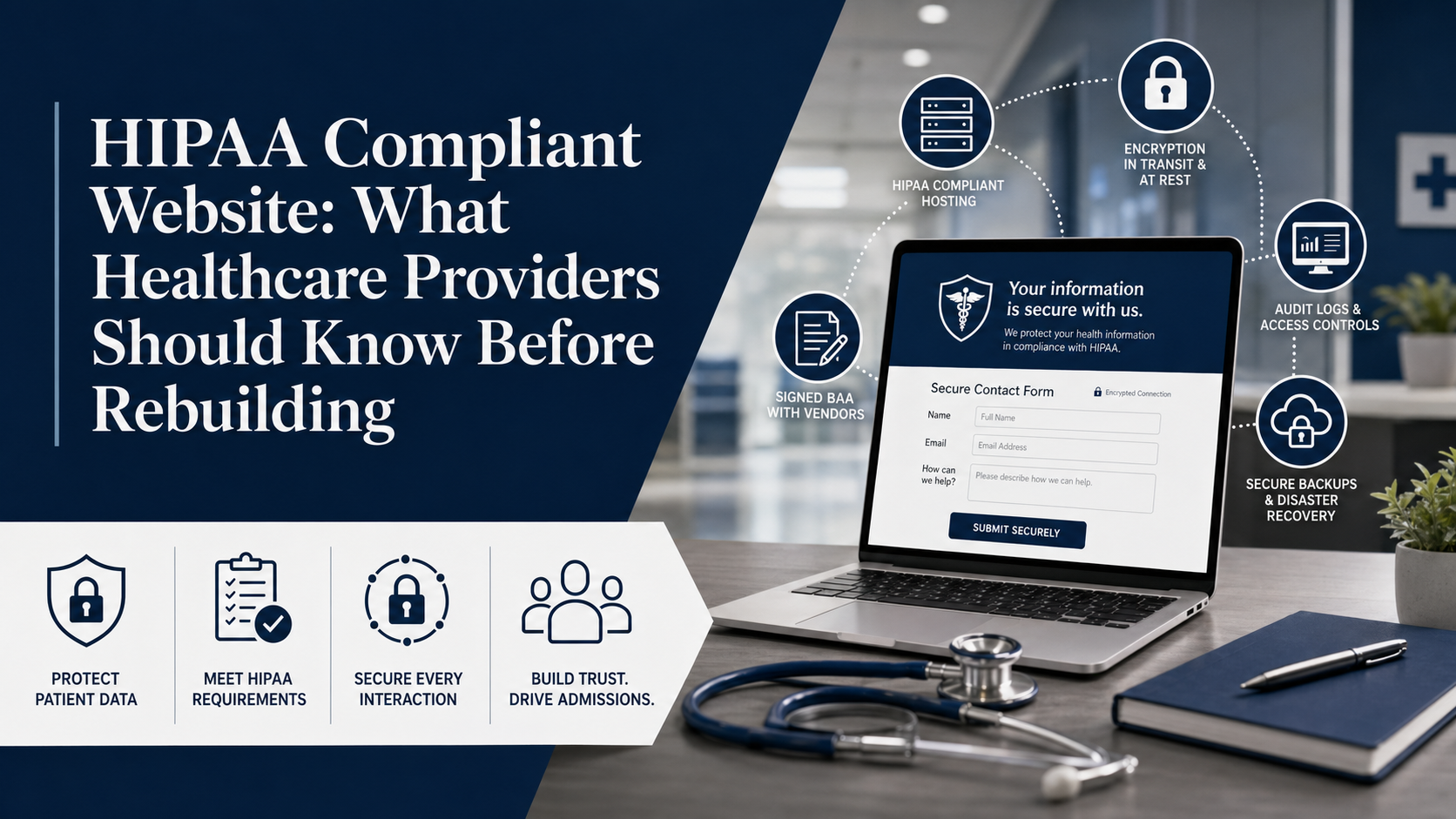 HIPAA Compliant Website: What Healthcare Providers Should Know Before Rebuilding