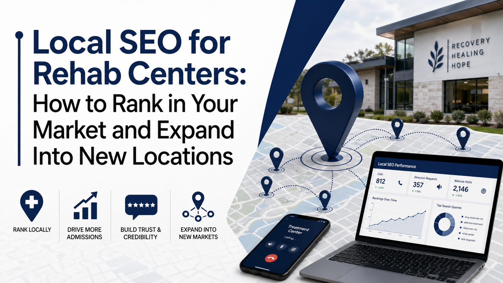 Local SEO for Rehab Centers: How to Rank in Your Market and Expand Into New Locations