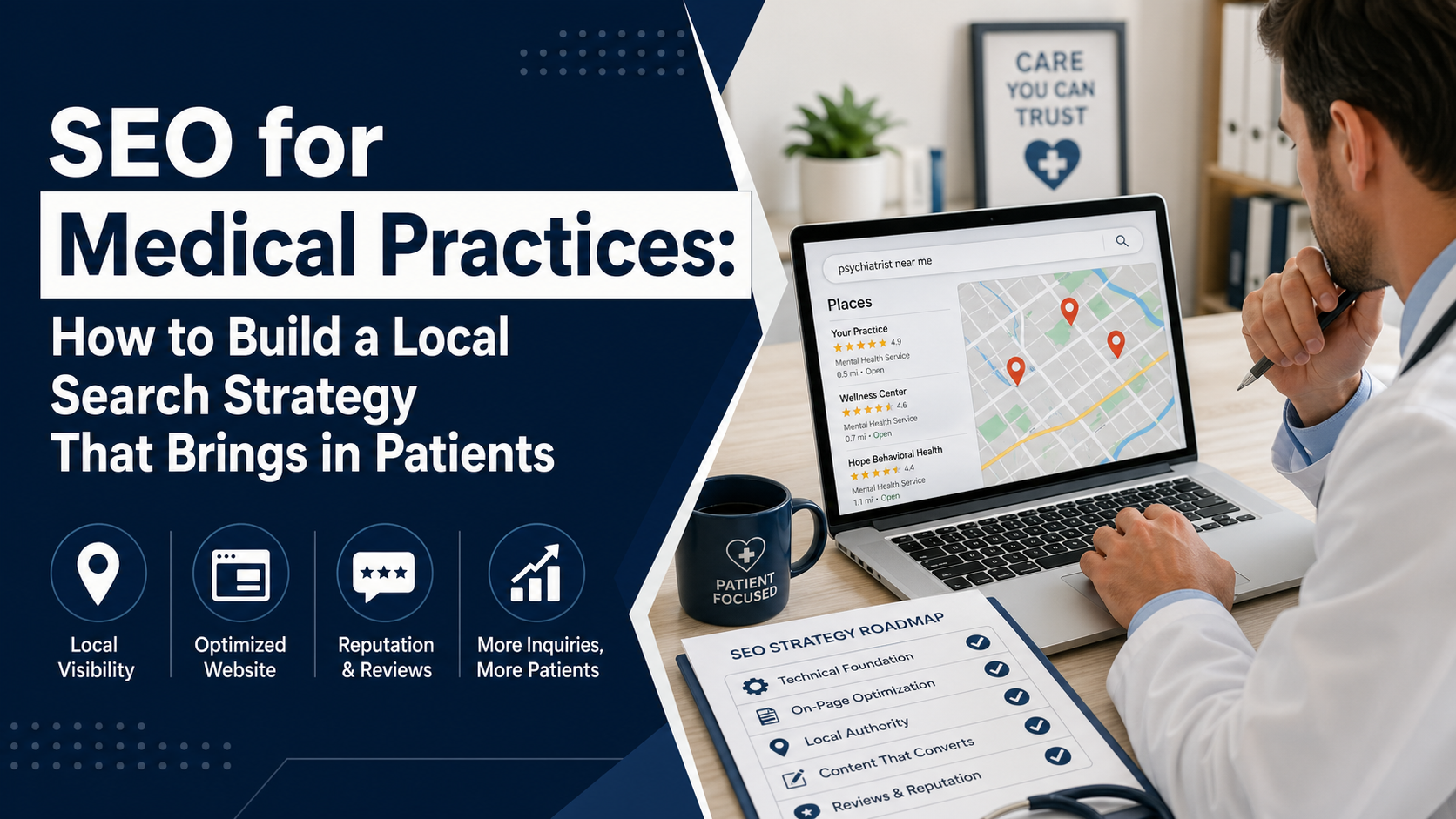 SEO for Medical Practices: How to Build a Local Search Strategy That Brings in Patients
